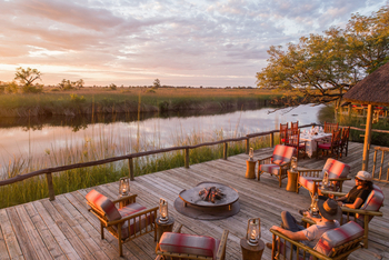 Camp Xakanaxa Camp Xakanaxa: Feuerstelle