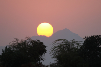 Jawai Jawai: Sonne mit Sonnenflecken