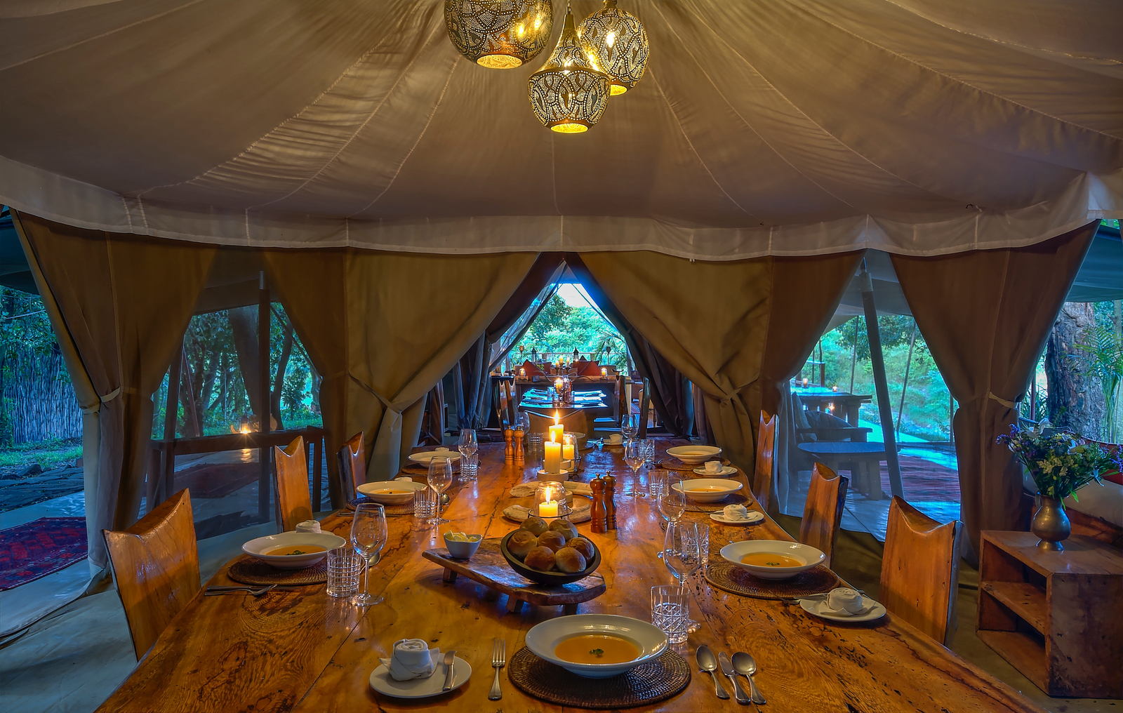 Naibor Camp Naibor Camp: Speisezelt