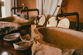 Ohorongo Tented Camp: Waschtisch