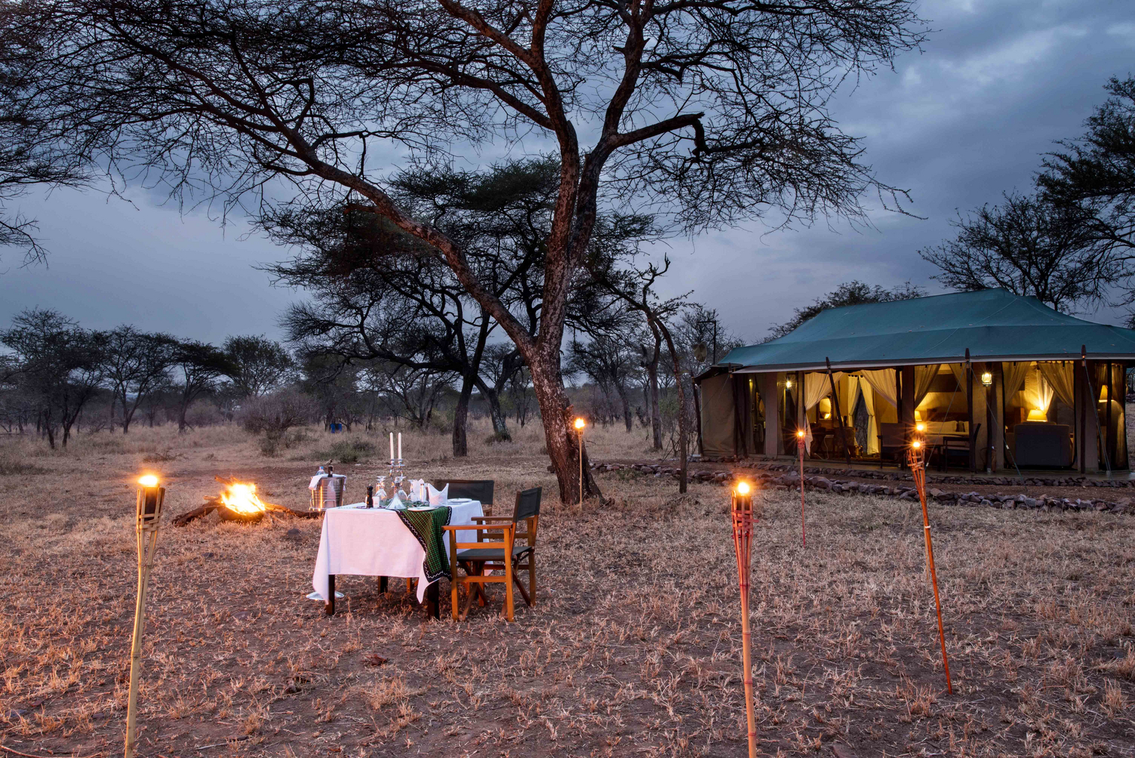 Ole Serai Camp Moru Kopjes Ole Serai Camp Moru Kopjes: Privates Dinner