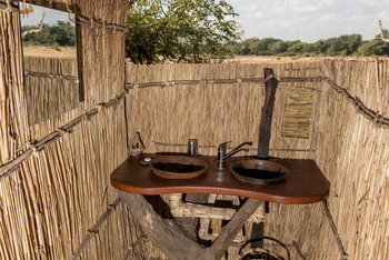 Takwela Camp Takwela Camp: Waschbecken