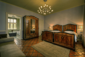 Villa Margherita: Schlafzimmer mit zwei Einzelbetten