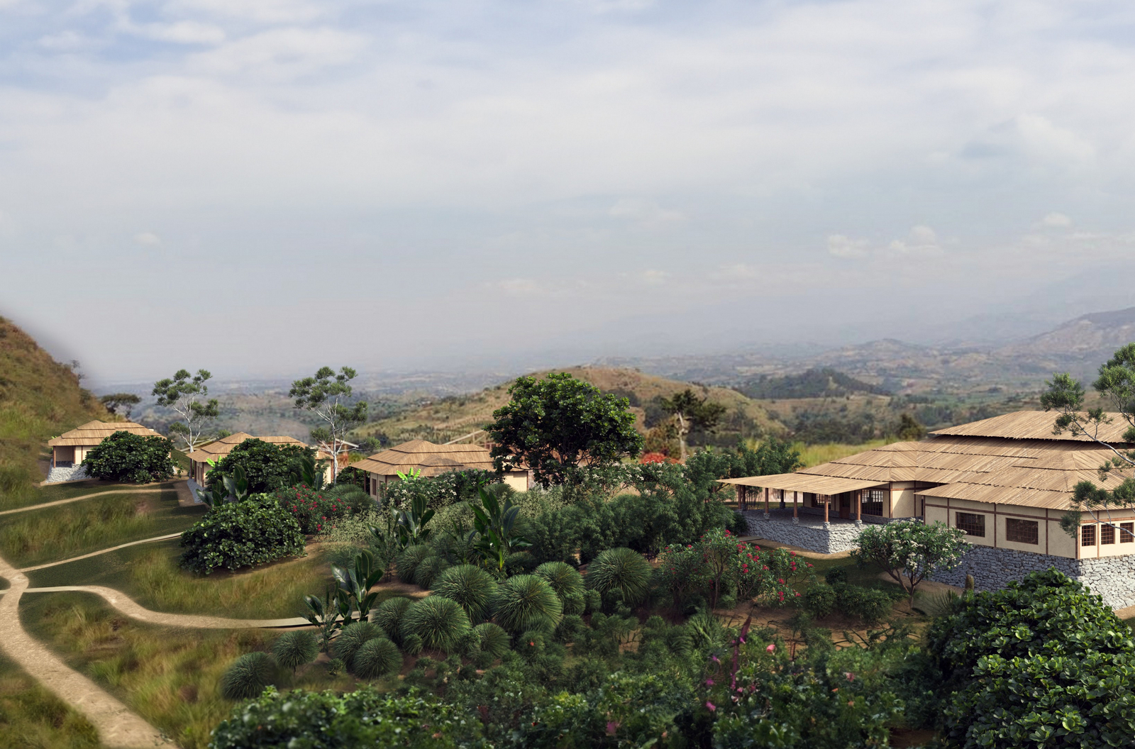Volcanoes Kibale Lodge Volcanoes Kibale Lodge: Architektenentwurf