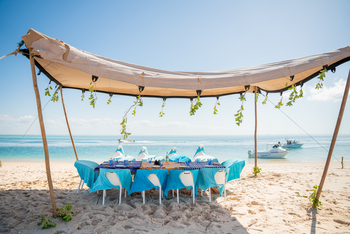 Azura Benguerra Island: Strandpicknick