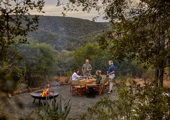 Kwandwe Melton Manor: Feuerplatz