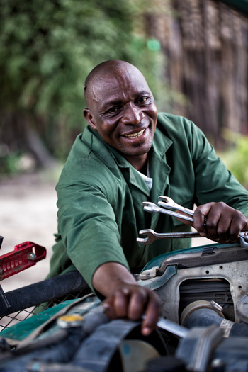 Mapula Lodge: Mechaniker