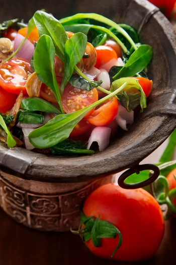 Svasara Jungle Lodge: Frischer Salat