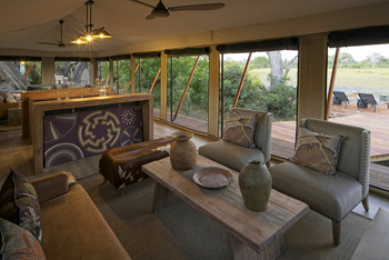 Karangoma Camp: Lounge Sitzgruppe