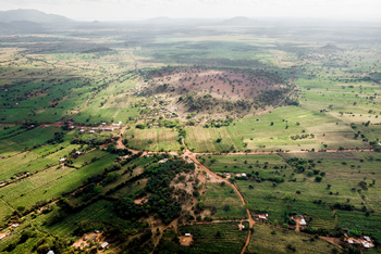 Sanctuary Swala: Landschaft von oben