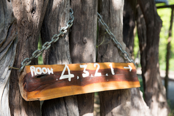 Sango Safari Camp: Beschilderung