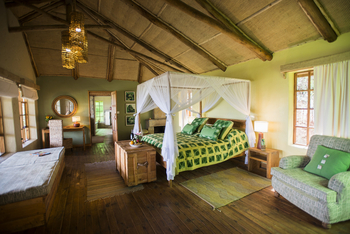 Volcanoes Virunga Lodge: Doppelbett