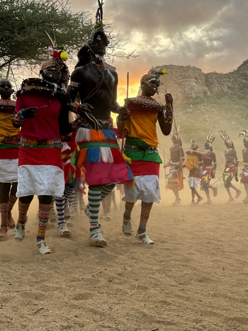 Koros Camp: Samburu-Tänzer