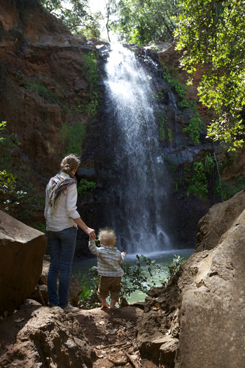 Lewa Safari Camp: Wasserfall