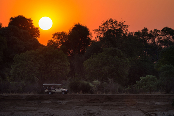 Shawa Luangwa Camp: Späte Sonne