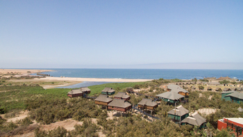 The Stiltz: Luftbild der Anlage