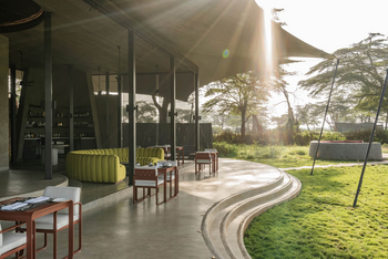 Angama Amboseli: Loungebereich