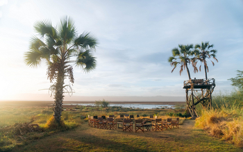 Kisima Ngeda Camp: Aussichtsplattform