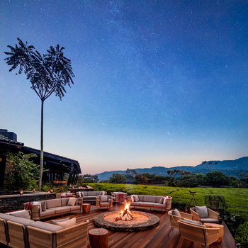 One and Only Nyungwe House: Exterior Feuerstelle