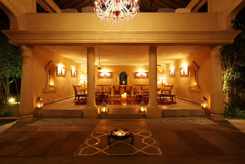 Tuli Tiger Corridor: Halboffene Lounge