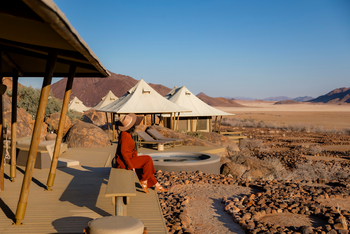 Wolwedans Boulders Camp: Bank der Stille