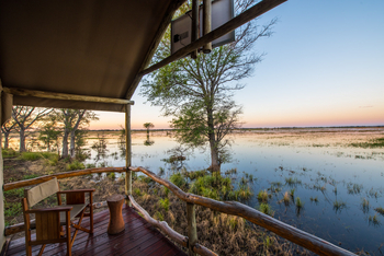 Chobe River Camp: Private Veranda