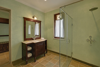 Jawai Leopard Safari Lodge: Begehbare Dusche