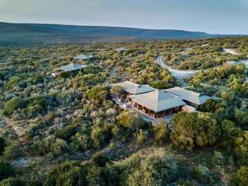 Kwandwe Ecca Lodge: Luftbild