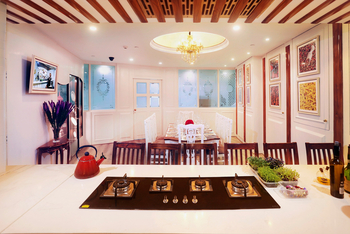 Taj Palace Hotel: Küchenstudio