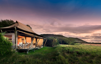 andBeyond Kichwa Tembo Tented Camp: Zelt am Savannenrand