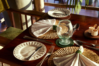 Laba Siwandu Camp: Gedeckter Tisch