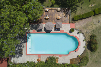 Sedia Hotel: Pool Luftbild
