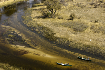 Selinda Explorers Camp Selinda Explorers Camp: Der flache Selinda Spillway