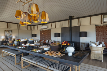 Sindile Safari Lodge: Frühstücksbuffet