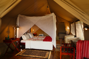 The Bison Resort: Gästezeltinterieur