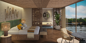 andBeyond Amazon Explorer: Luxuriöse Suite mit Panoramablick und Kunst