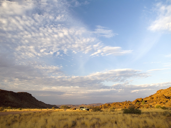 Doro Nawas Doro Nawas: Wolken überdem Aba-Huab-Valley