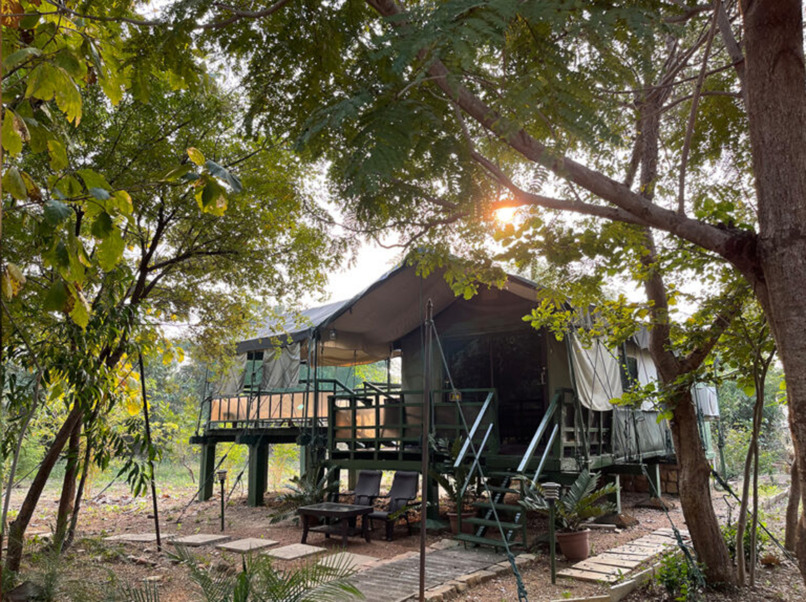 Irai Safari Retreat Irai Safari Retreat: Zelt auf Plattform