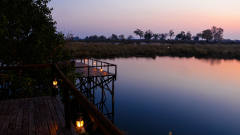 Lianshulu Lodge Lianshulu Lodge: Flussdeck
