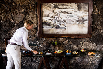 Ol Donyo Lodge: Küche