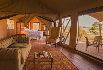 Verney's Camp: Gästezelte