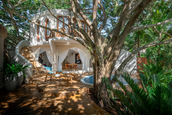 Xanadu Villas: Villa Alfajiri Außenbereich mit privatem Pool