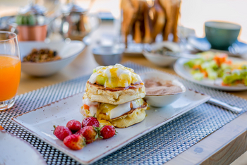 Old Drift Lodge: Eggs Benedict