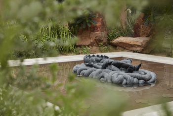 Six Senses Fort Barwara: Gartenskulptur