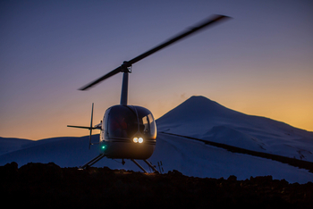 andBeyond Vira Vira Lodge: Helikopter