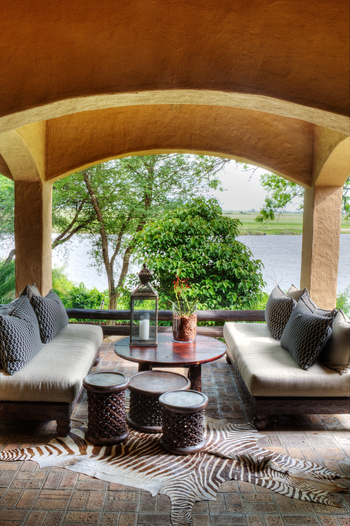 Chobe Game Lodge: Sitzgruppe