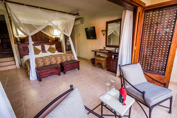 David Livingstone Safari Lodge: Doppelbett