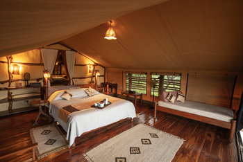 Elerai Camp: Schlafzimmer mit Zusatzbett