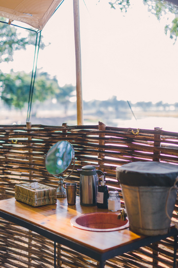 Kutali Camp Kutali Camp: Gästezelt - Waschtisch