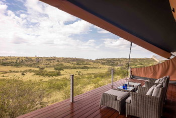 Mahali Mzuri: Blick vom Deck